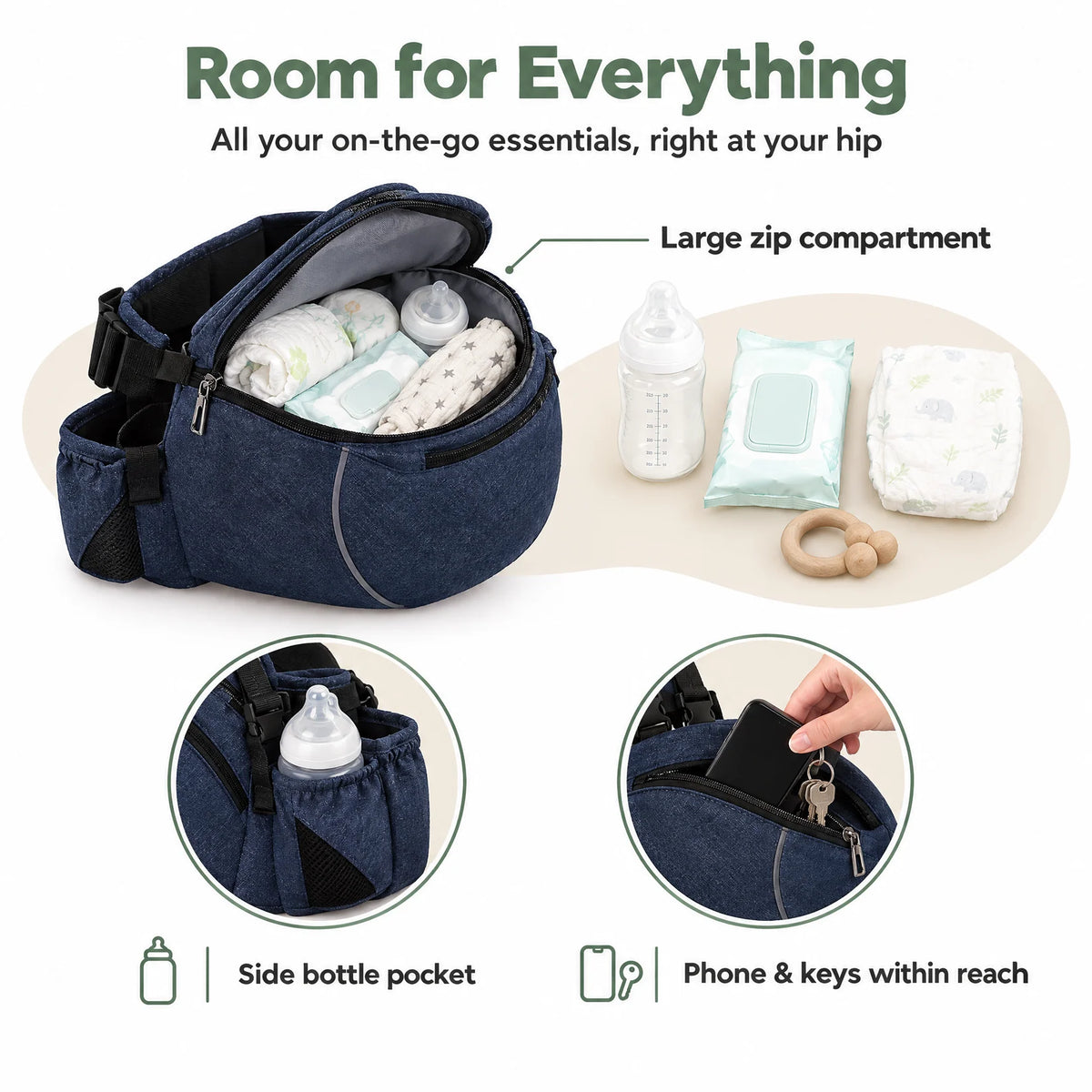 Mama Side™ Hip Seat Baby Carrier